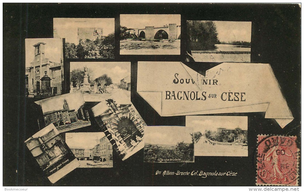 30 BAGNOLS SUR CEZE MULTIVUE  SOUVENIR - Bagnols-sur-Cèze