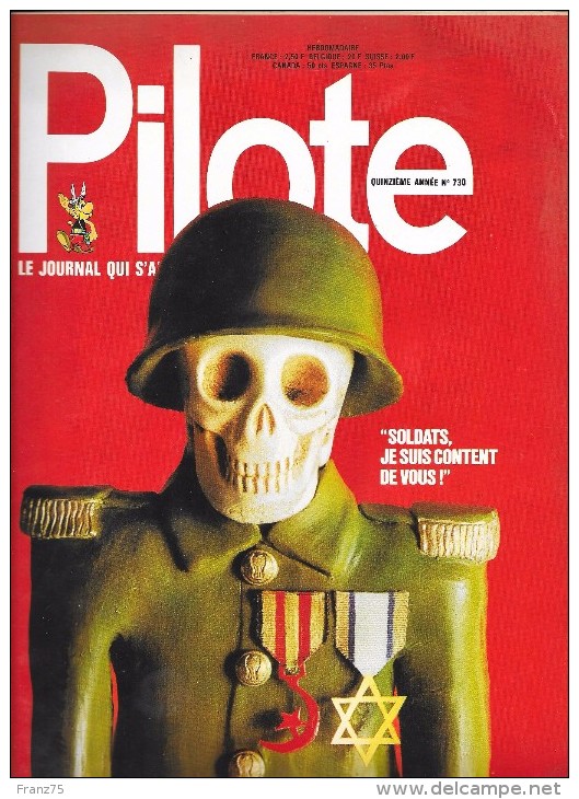 PILOTE-Hebdo N° 730-1973-Dargaud--TBE - Pilote