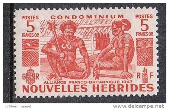 NOUVELLES-HEBRIDES N°154 N* - Unused Stamps