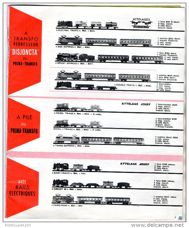 CATALOGUE JOUEF HO  Annee 1963