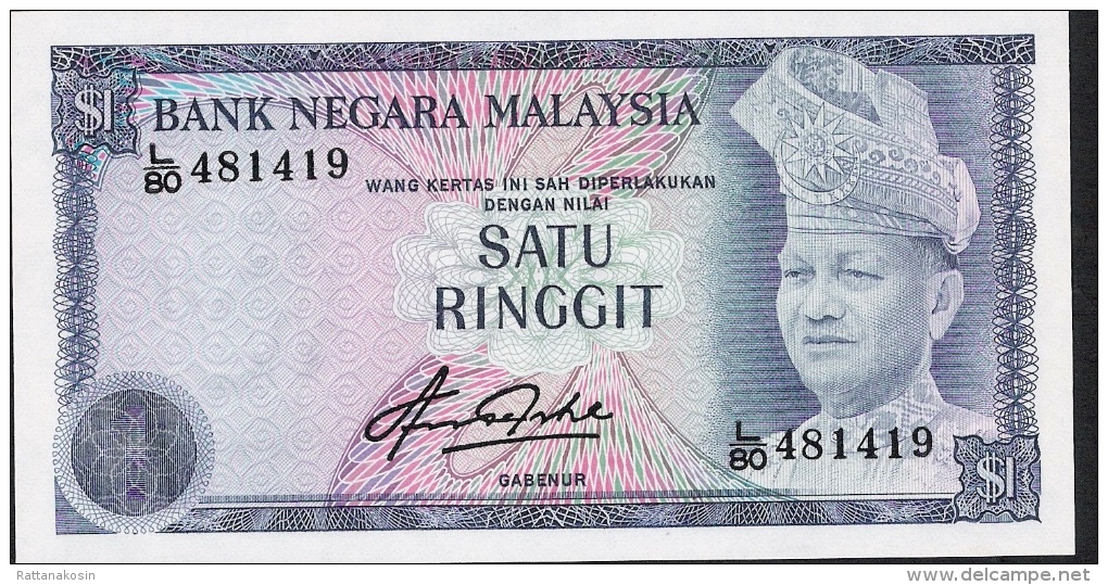 MALAYSIA  P13b 1  RINGGIT  1981 # L/80      UNC. - Maleisië