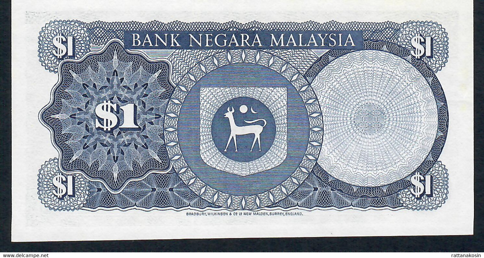 MALAYSIA  P13b 1  RINGGIT  1981 # L/80      UNC. - Malaysia