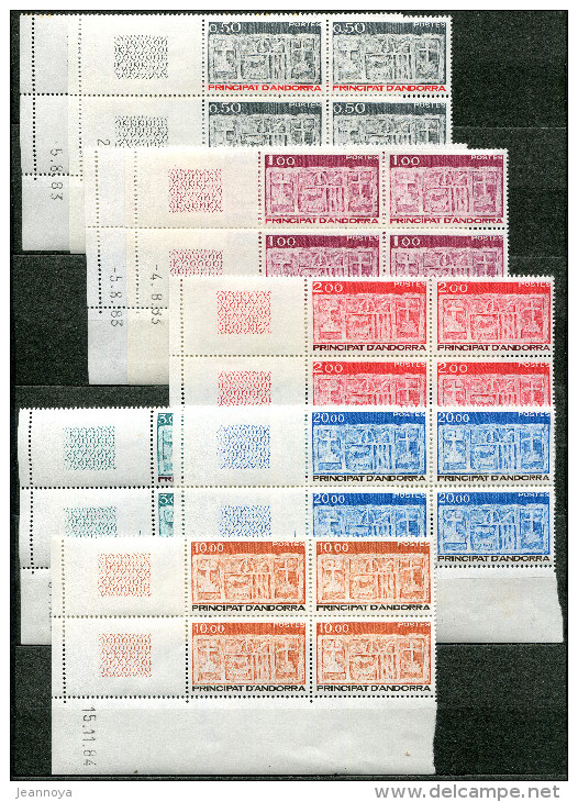 ANDORRE FRANCAIS - 25 COINS DATÉS AU TYPE " ECU PRIMITIF DES VALLÉES DE 1983 " - TOUS ** - SUP - Used Stamps