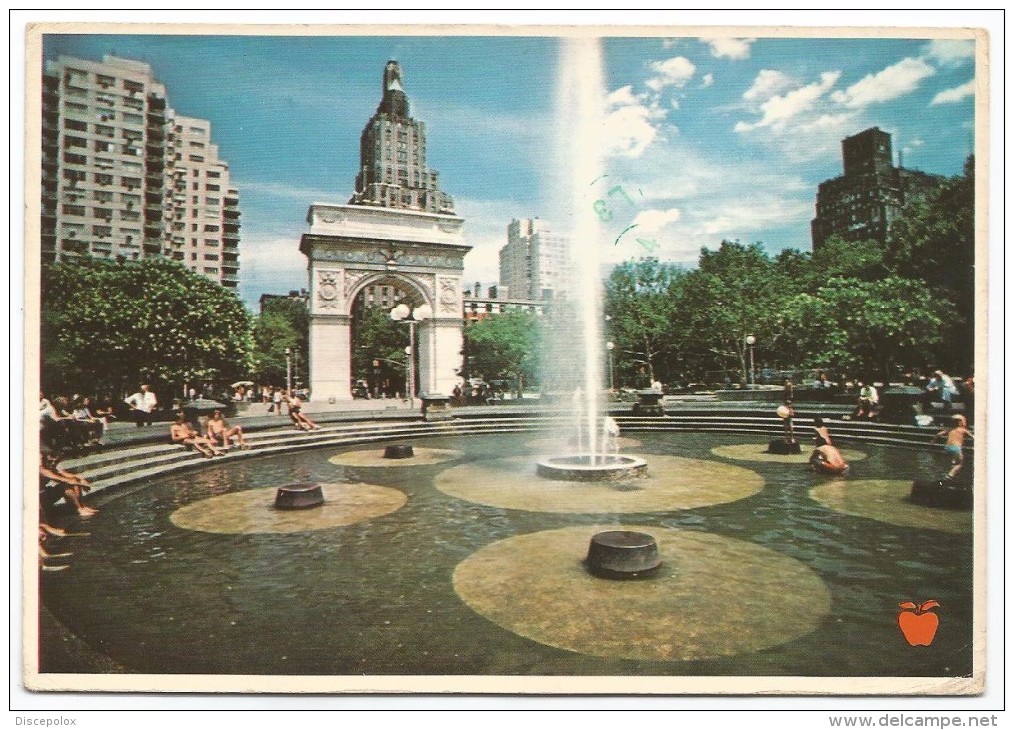 O1909 New York - Washington Square In Greenwich Village / Viaggiata 1983 - Orte & Plätze