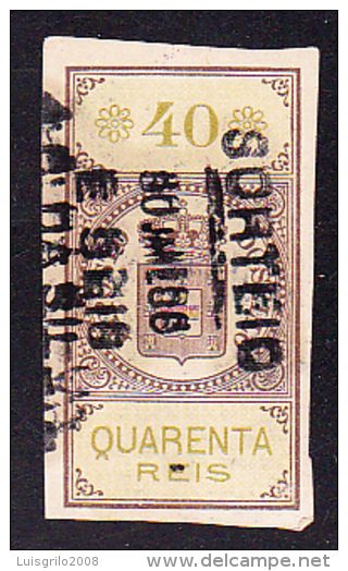 1873 - IMPOSTO DO SELLO - 40 . QUARENTA REIS -- CACHET  "SORTEIO" - Used Stamps