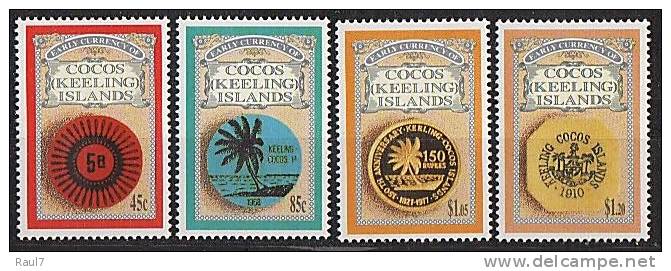 COCOS Keeling Islands - Anciennes Monnaies De L'ile - 4v  Neuf*** (MNH) CV €12.50 - Cocoseilanden