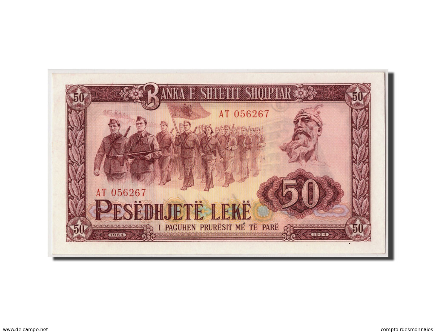 Billet, Albania, 50 Lekë, 1964, Undated, KM:38a, NEUF - Albanie