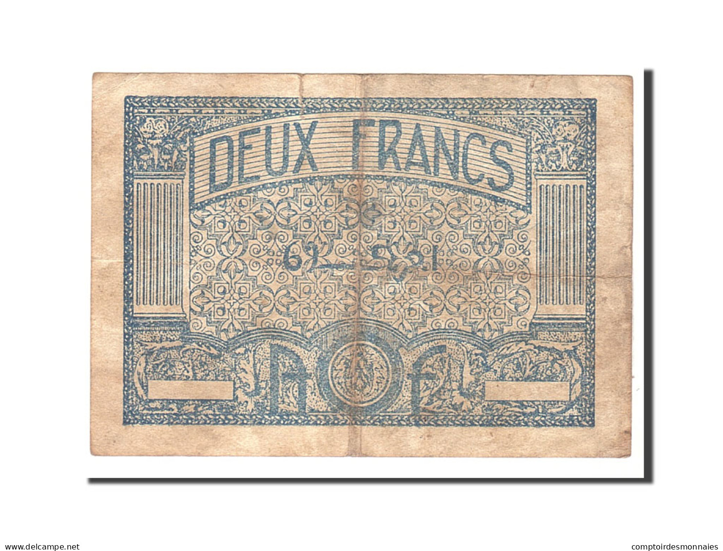 Billet, French West Africa, 2 Francs, 1944, Undated, KM:35, TB+ - Westafrikanischer Staaten