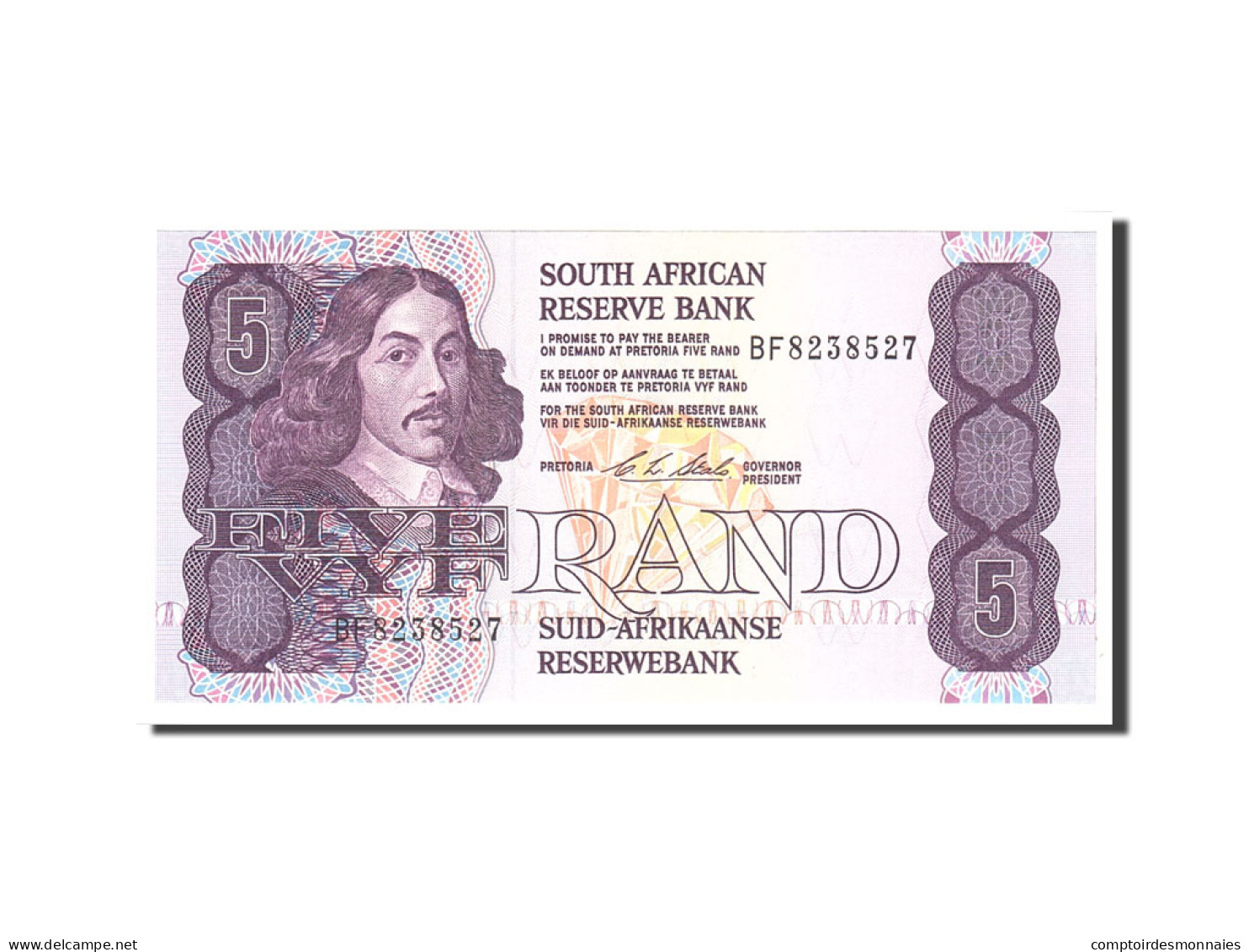 Billet, Afrique Du Sud, 5 Rand, 1990, Undated, KM:119e, NEUF - South Africa