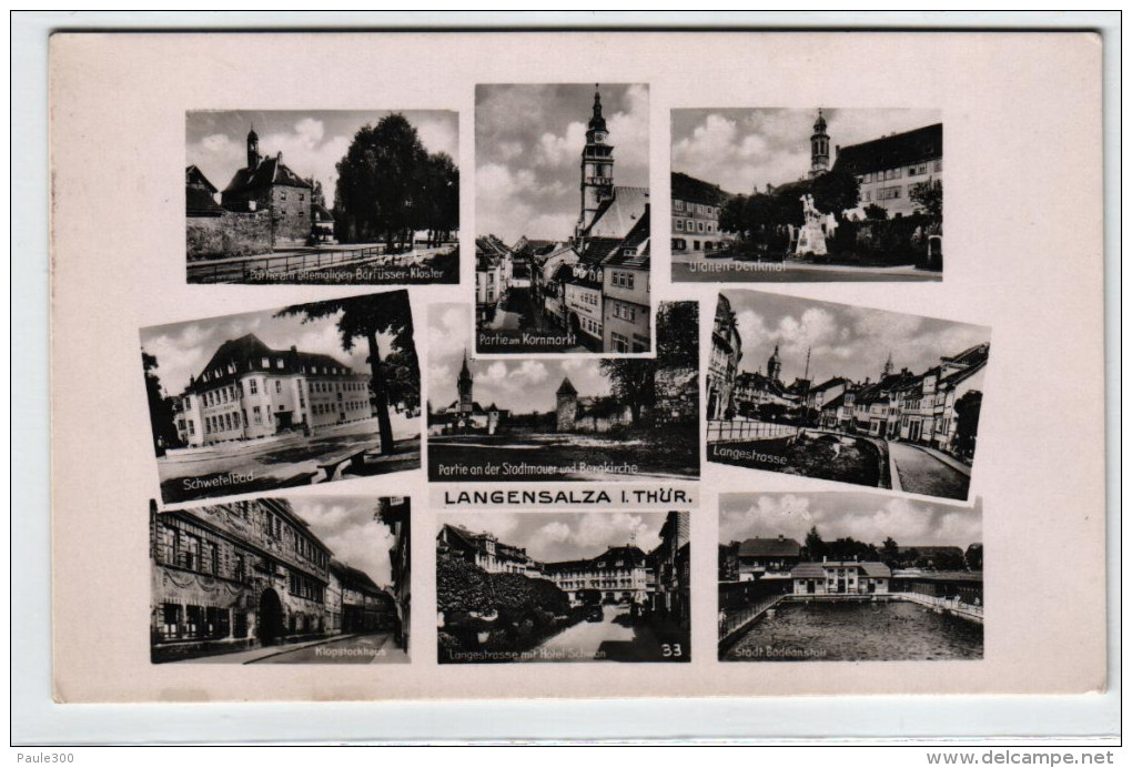 Bad Langensalza - Mehrbildkarte - DDR - Bad Langensalza