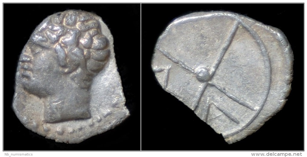 Celtic Gaul Massalia AR Obol - Keltische Münzen
