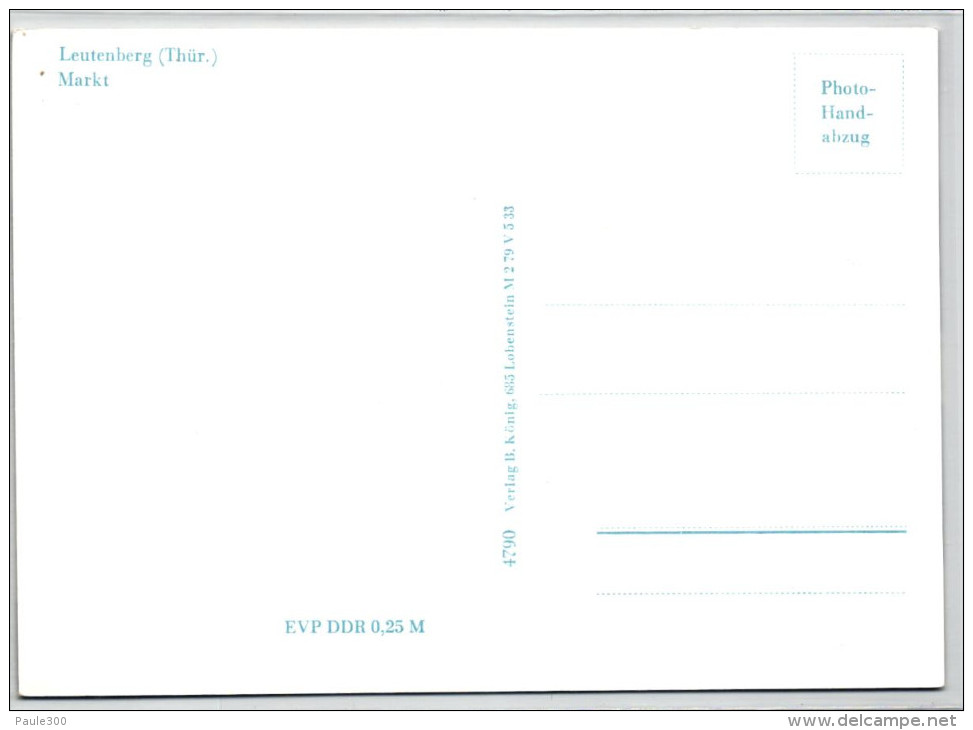 Leutenberg - Markt - Leutenberg