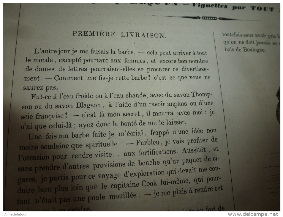 1840  UNE PUBLICATION A LA MODE, Voyage Fantastique,épisodique,philosophique,lunatique Et Sudorifique; Musée PHILIPON , - 1800 - 1849