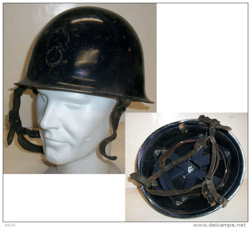 FRANCE - CASQUE MODELE 1951 GENDARMERIE Avec Son Sous Casque - Cascos