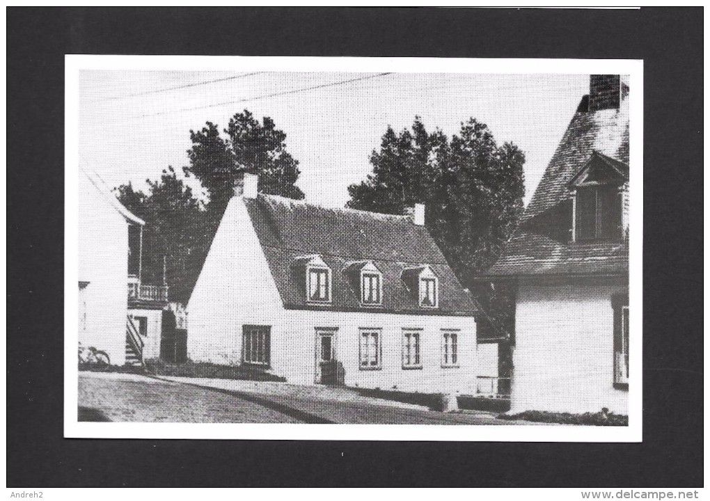 BEAUPORT - QUÉBEC - LA MAISON DE DAVID GIROUX RUE DU TEMPLE VERS 1915 - PHOTO MICHEL BÉDARD - Québec - Beauport