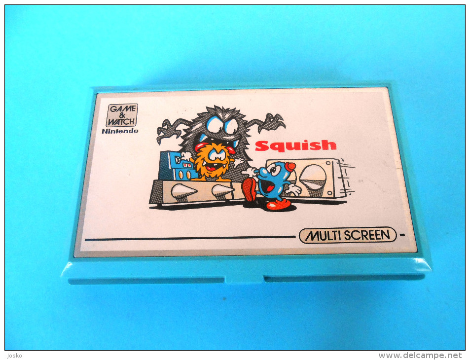 NINTENDO Squish - Game & Watch - Multi Screen ** MADE IN JAPAN ** Original Vintage RRR - Game & Watch