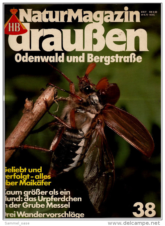 HB Bild-Atlas Bildband Naturmagazin Draußen 38  -  Odenwald Und Bergstrasse  -  Alles über Maikäfer - Reise & Fun