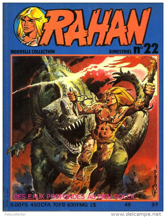 Rahan N° 49 (nouvelle Collection N° 22 - 1981) Par Cheret - Rahan