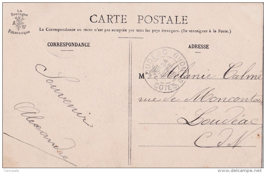 Carte 1905 La CHEZE / UN COIN DE LA RIVIERE - La Chèze