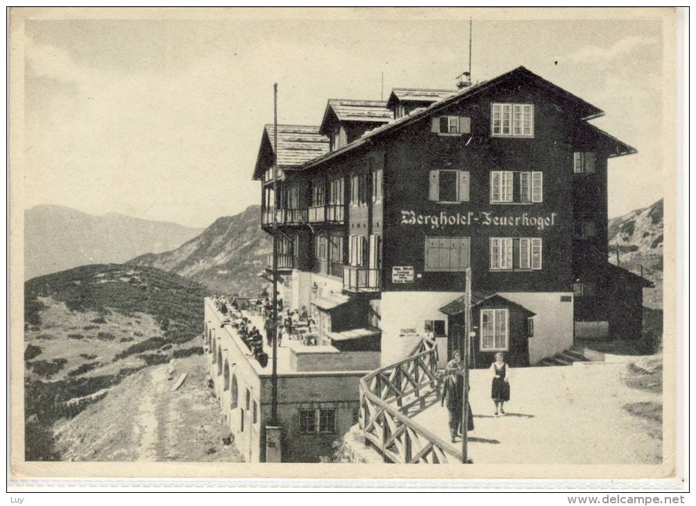 EBENSEE - BERGHOTEL  FEUERKOGEL UM 1940 - Ebensee