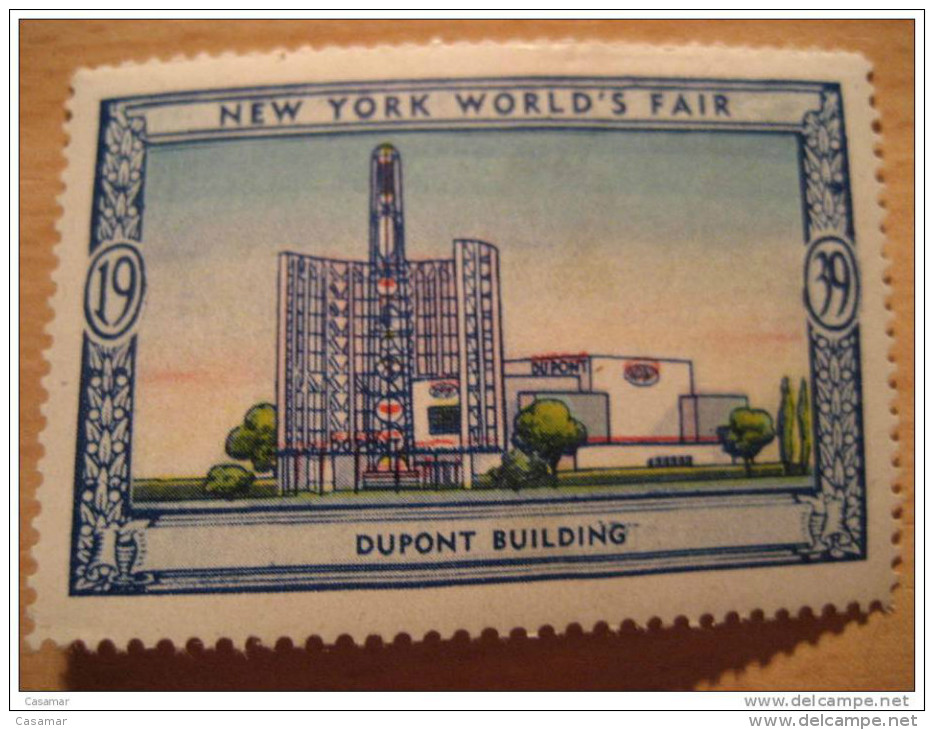 Dupont Building 1939 New York World's Fair Vignette Poster Stamp - Non Classificati