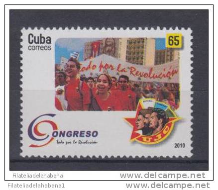 2010.69 CUBA 2010 MNH. CONGRESO DE LA UJC. ERNESTO CHE GUEVARA. - Neufs