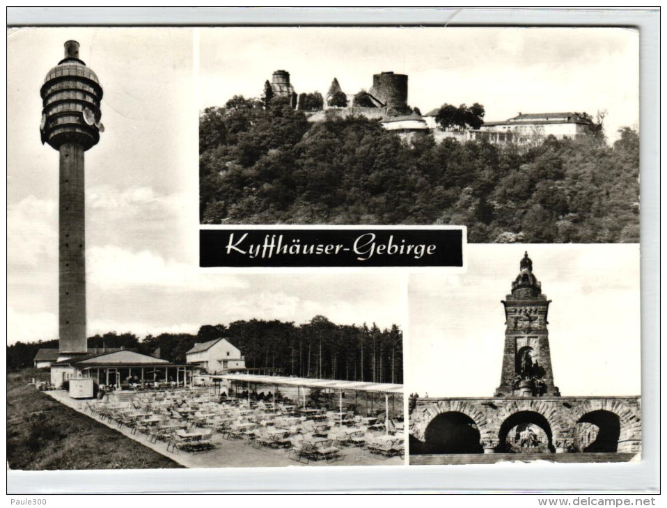 Kyffhäuser - Gebirge - Mehrbildkarte DDR - Kyffhaeuser