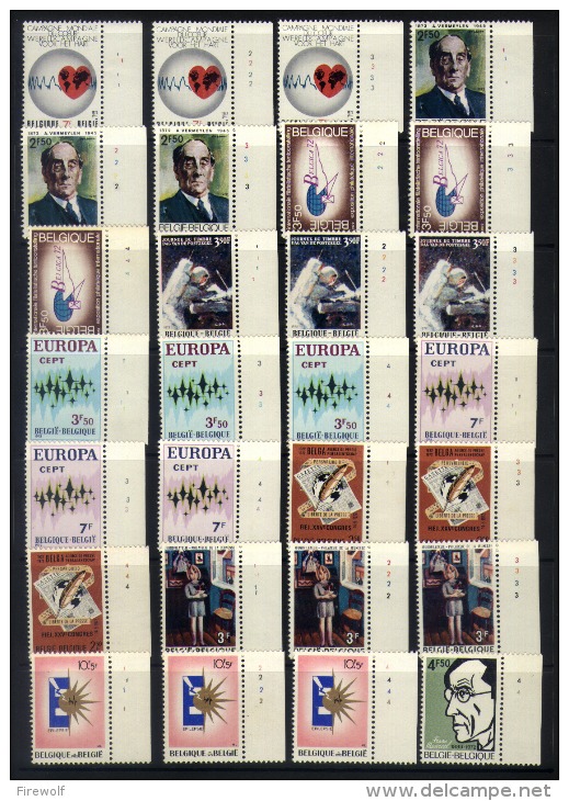 D28 - Belgium - 1972 - Lot Mint - 1971-1980