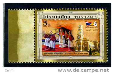 2014 - VATICANO - THAILAND - VATICAN - 350° Anniversario Del Sinodo Di Ayutthaya - Emissione Congiunta -  NH - MINT - Neufs