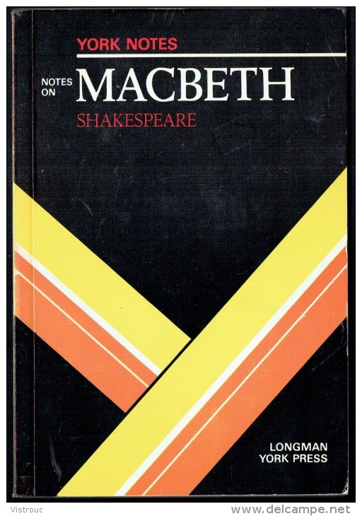 YORK NOTES ON "  Macbeth ", By William SHAKESPEARE - Notes By Alasdair D.F. MACRAE  (2 Scans). - Andere & Zonder Classificatie