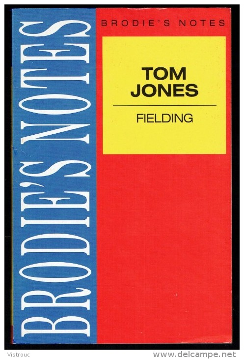 BRODIE'sNOTES ON "  Tom JONES ", By  Fielding - Notes By Graham HANDLEY (2 Scans). - Autres & Non Classés