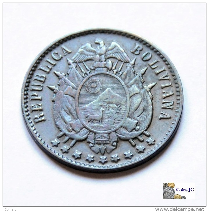 Bolivia - 1 Centavo - 1883 - Bolivië