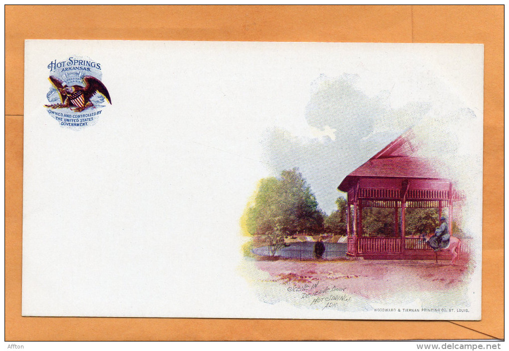 Hot Springs AR 1898 Postcard