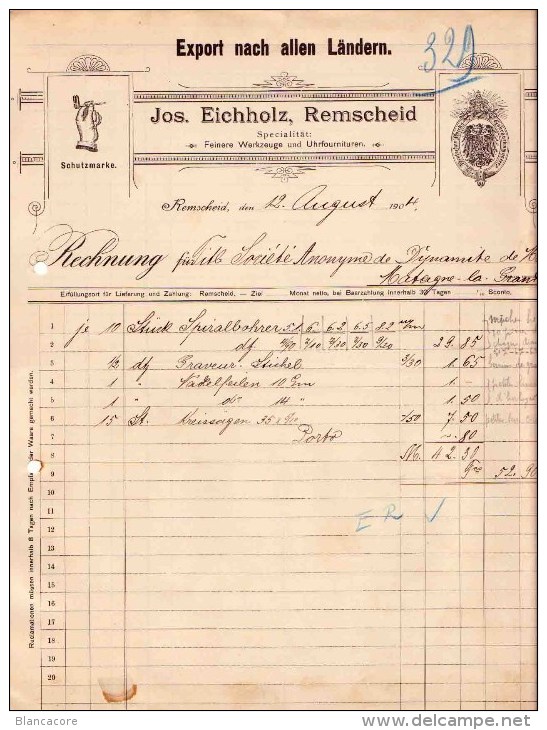 REMSCHEID / JOS. EICHHOLZ  1904 - Andere & Zonder Classificatie
