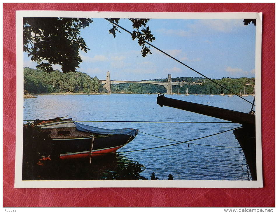 Dep 56 , Cpm LANESTER , Le Pont Du Bonhomme Vu Du Port De St Guénael  (371) - Lanester