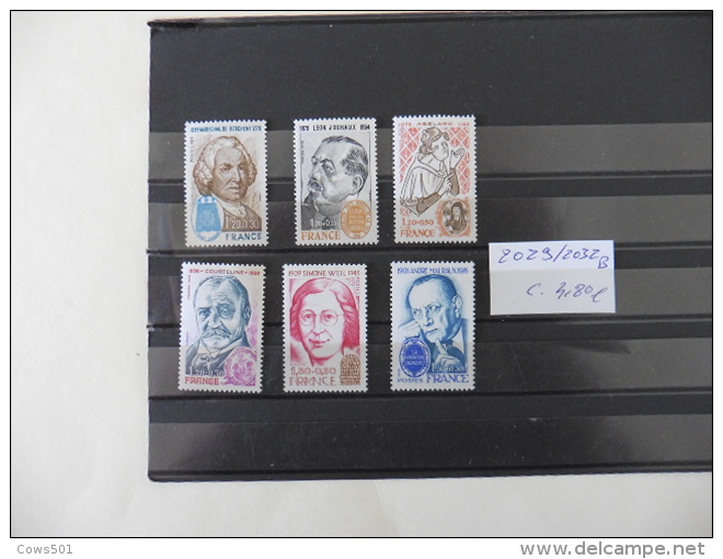 France : Série Timbres N°  2029/2032    Neufs - Collections