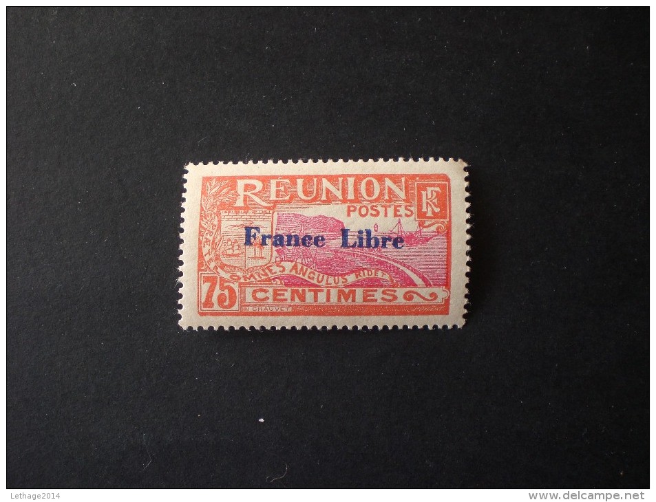 STAMPS REUNION ISLAND 1943 TIMBRES 1907-1917 SURCHARGES FRANCE LIBRE MNH - Nuevos