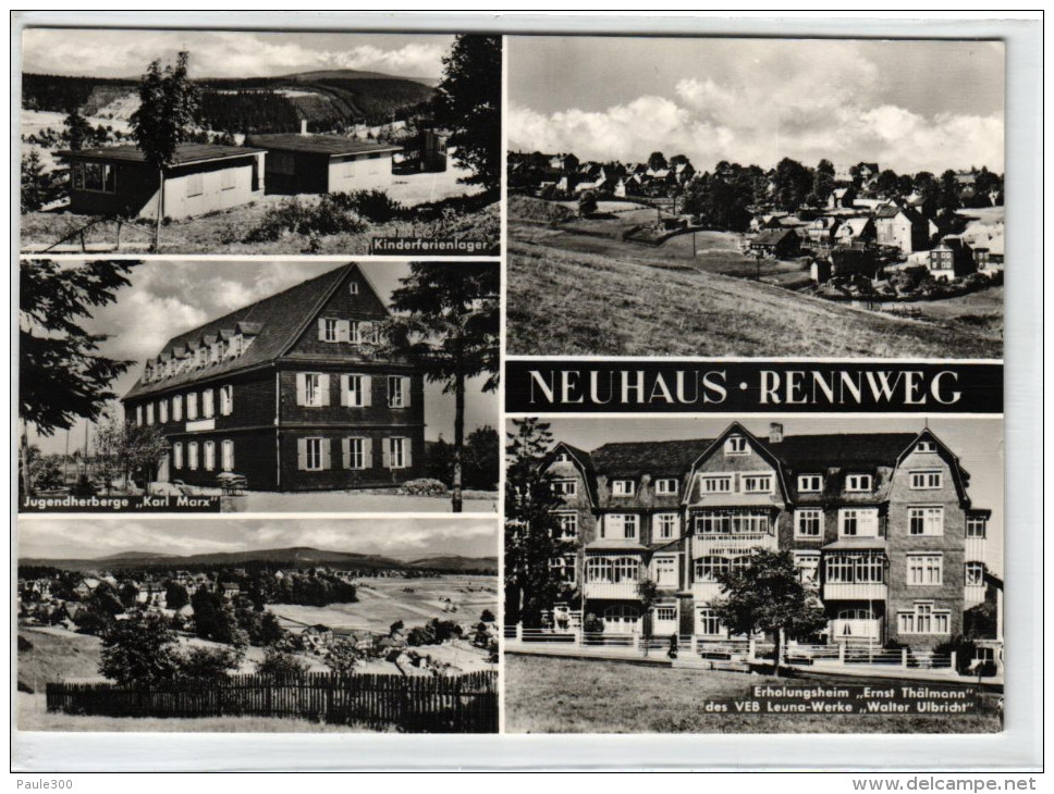 Neuhaus Am Rennweg - Mehrbildkarte DDR - Neuhaus