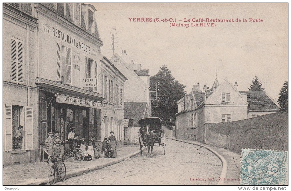 YERRES - Le Café-Restaurant De La Poste ( Maison LARIVE ) - Yerres