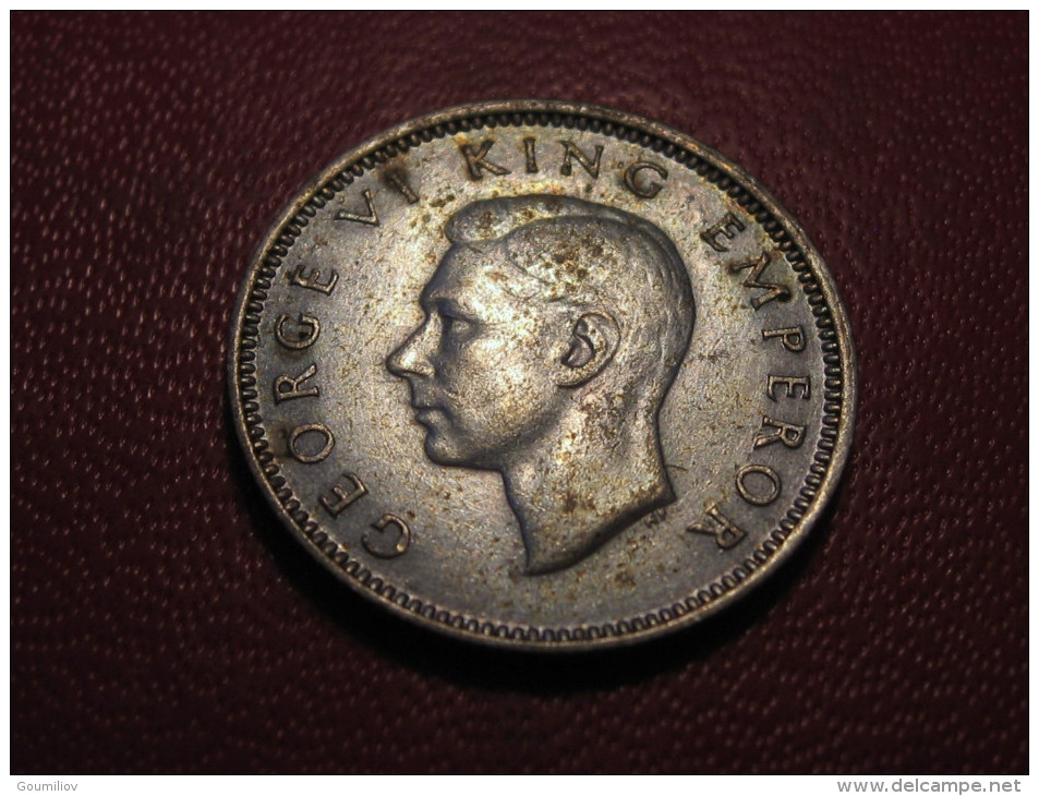 Nouvelle-Zélande - 6 Pence 1952 George VI 5596 - Nieuw-Zeeland