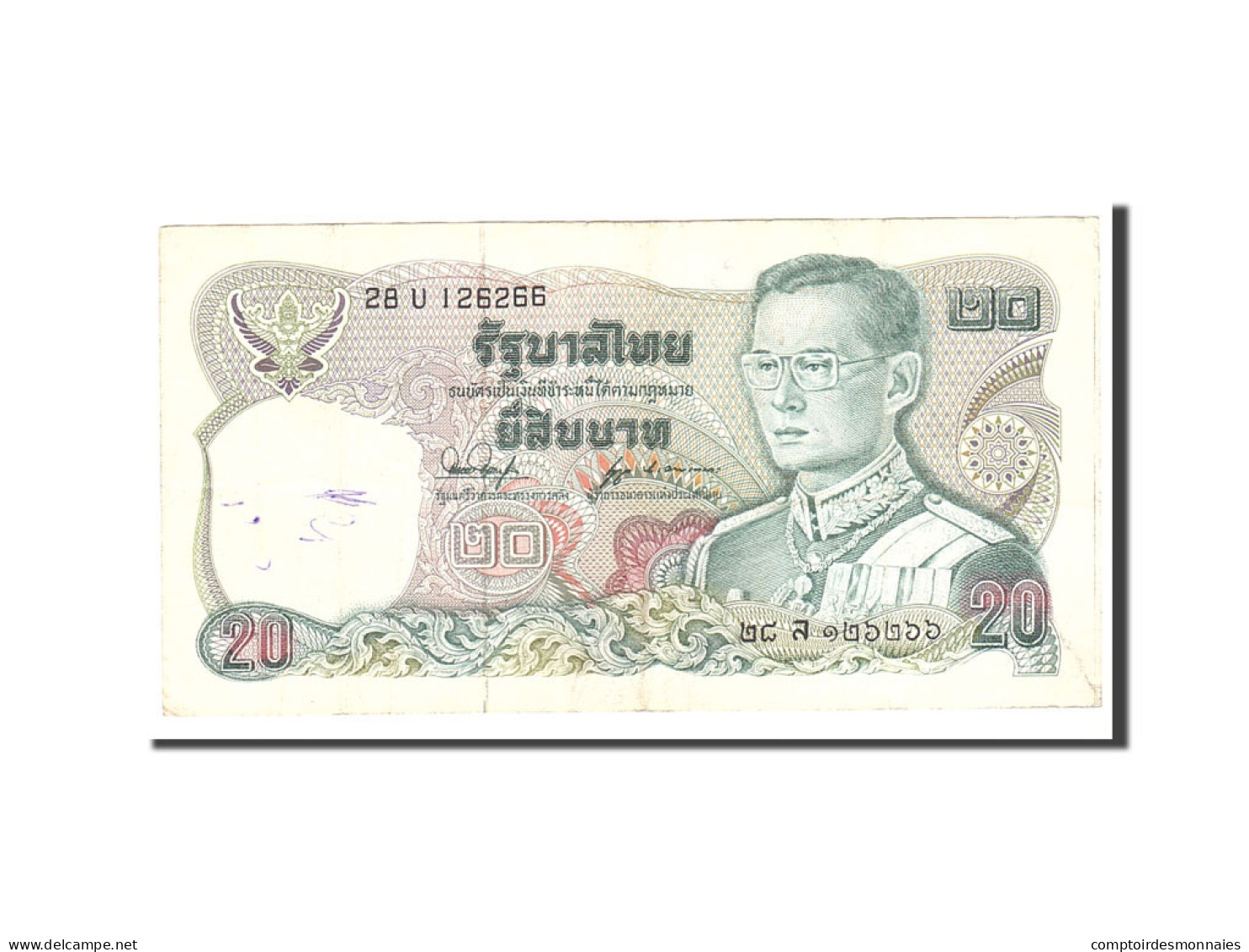 Billet, Thaïlande, 20 Baht, 1981, Undated, KM:88, TB+ - Thailand