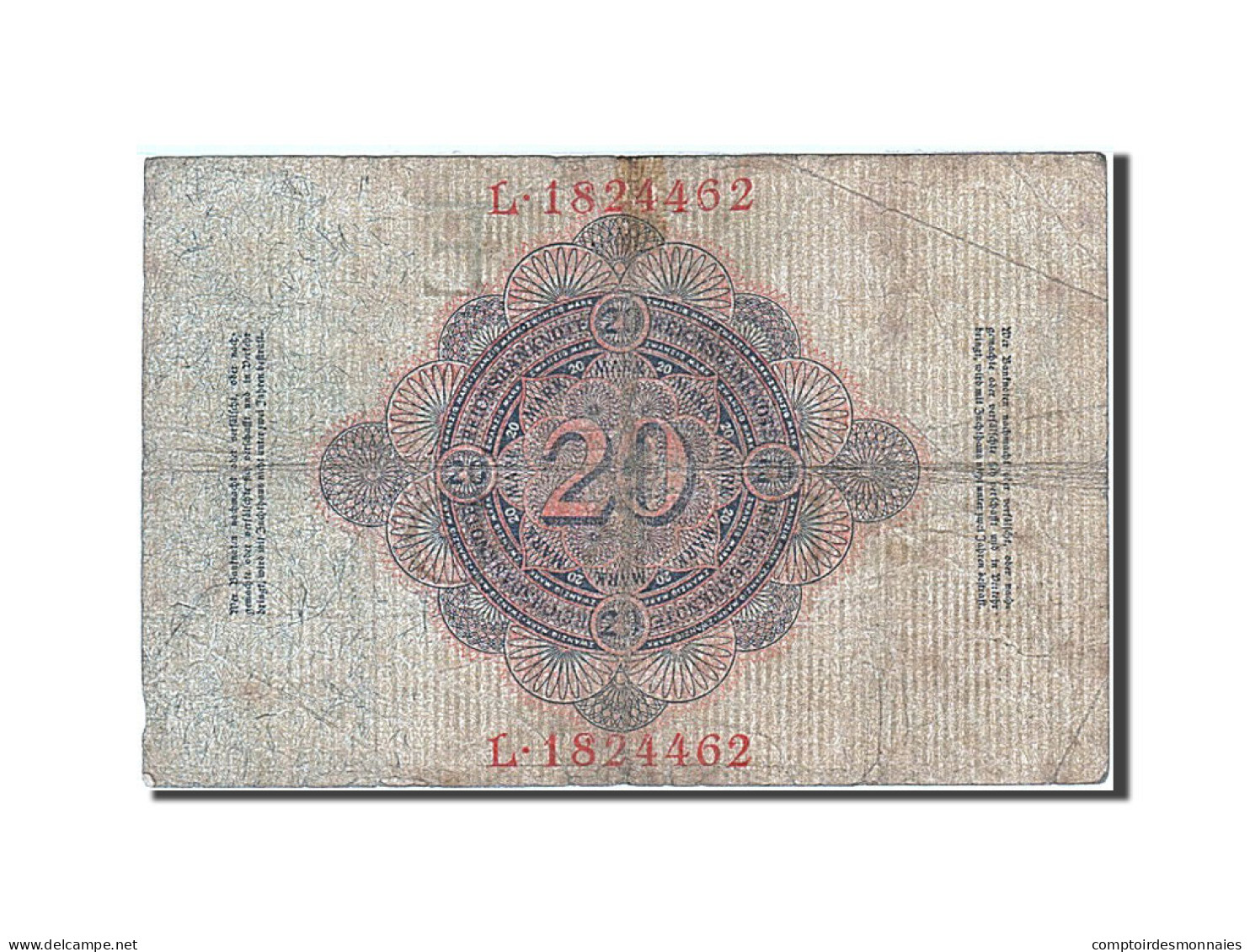 Billet, Allemagne, 20 Mark, 1914, 1914-02-19, KM:46b, TB - 20 Mark