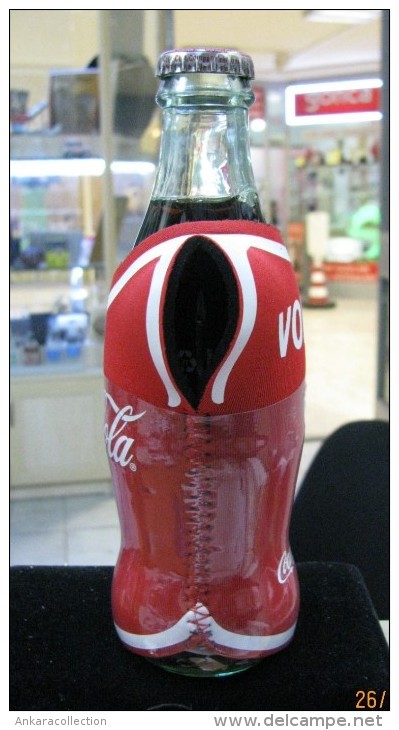 AC - COCA COLA  EMPTY BOTTLE & CROWN CAP TURKISH FOOTBALL NATIONAL TEAM NAMES SOCCER - 8 - SELCUK