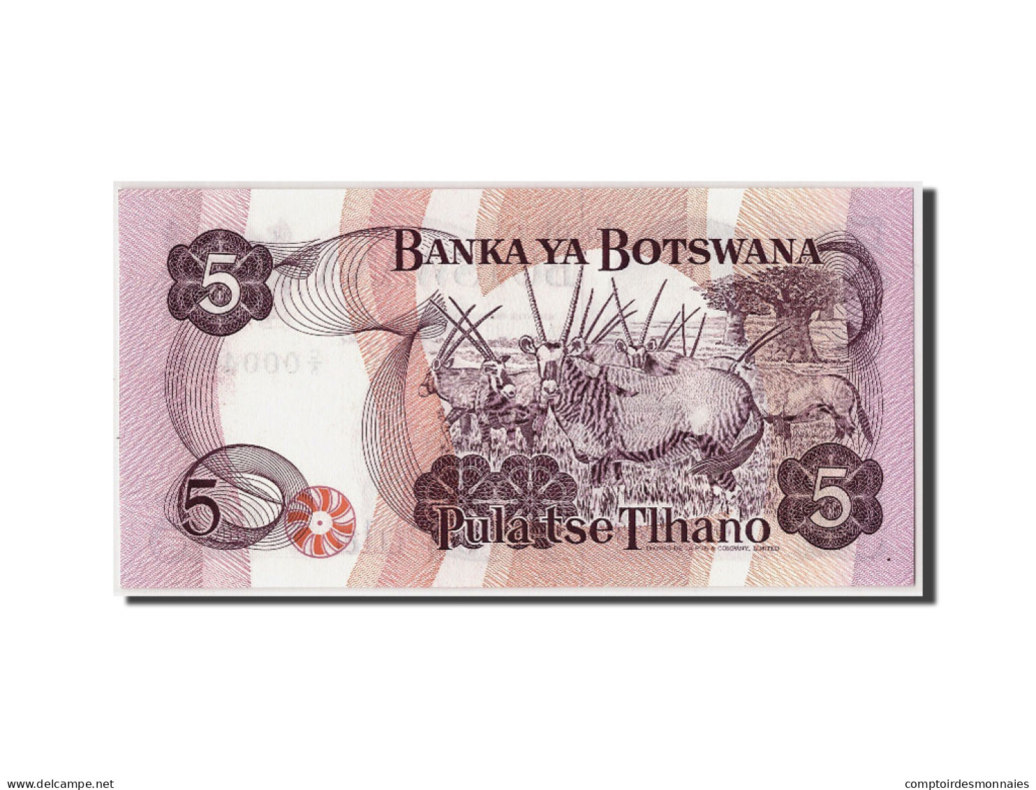 Billet, Botswana, 5 Pula, Undated, KM:8a, NEUF - Botswana