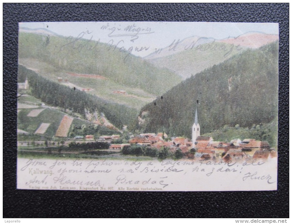 AK KALWANG KALLWANG B. LEOBEN 1901 /// D*19615 - Leoben