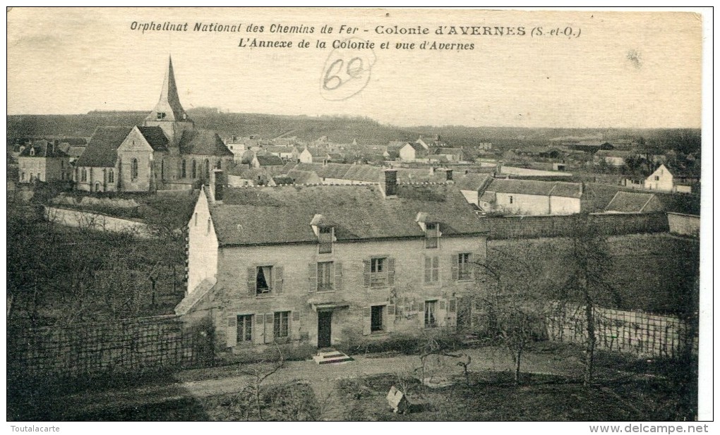 CPA 95  COLONIE D AVERNES ORPHELINAT DES CHEMINS DE FER L ANNEXE DE LA  COLONIES - Avernes