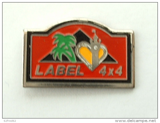 PIN´S LABEL 4x4 - NORD PAS DE CALAIS - Rally