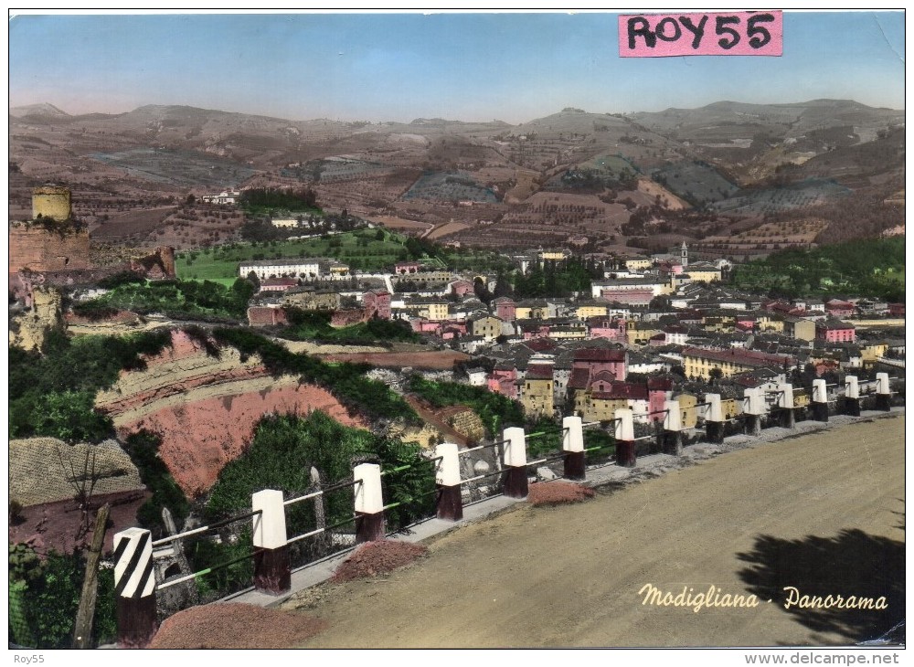 Emilia Romagna-forli Cesena-modigliana Veduta Bella Panoramica Anni/50 - Autres & Non Classés