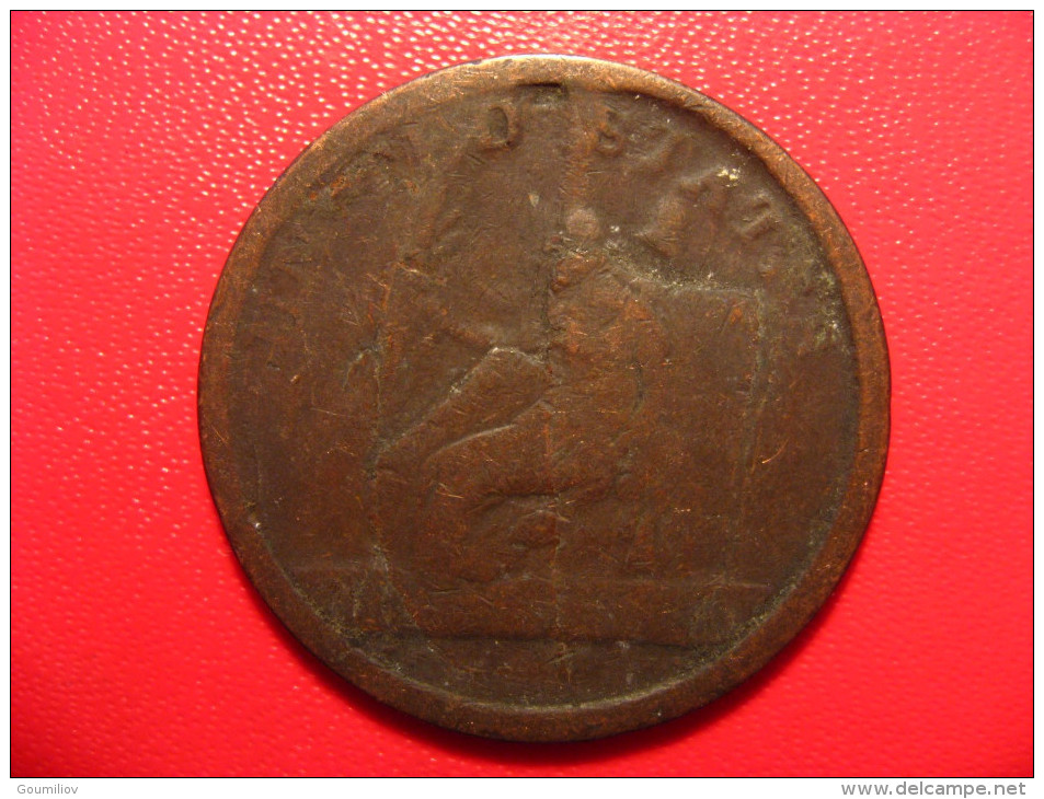 USA - Washington Colonial 07 KM#Tn36 - Large Military Bust, Metal Drip And Deformed - Koloniaal