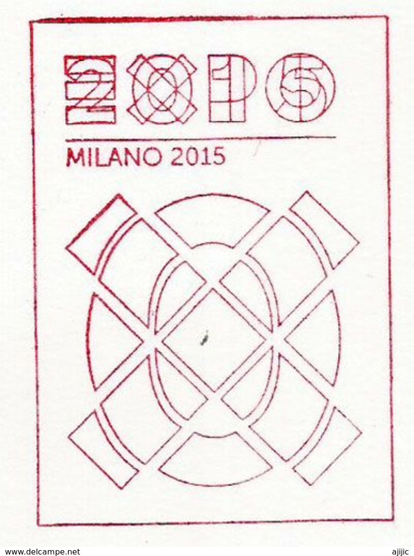 GREECE UNIVERSAL EXPO MILAN 2015.letter From The GREEK Pavilion In MILAN , Addressed To Andorra. - 2015 – Mailand (Italien)